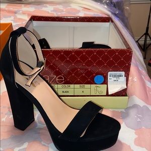 Black heels